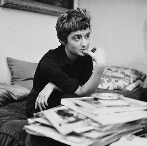 Françoise Sagan (1935-2004), écrivain français, au moment de la sortie de "Bonjour Tristesse", 1954.